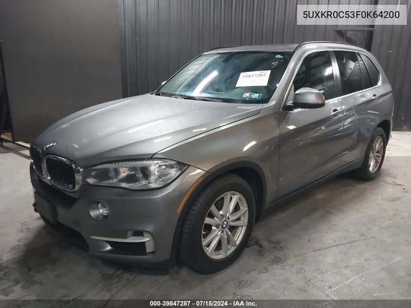 5UXKR0C53F0K64200 2015 BMW X5 xDrive35I