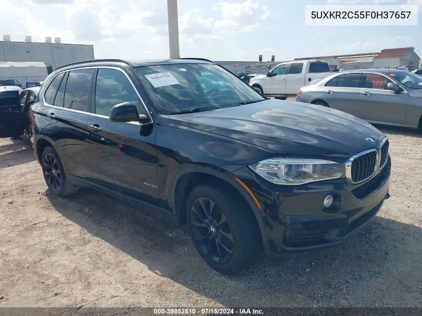 2015 BMW X5 Sdrive35I VIN: 5UXKR2C55F0H37657 Lot: 39852510