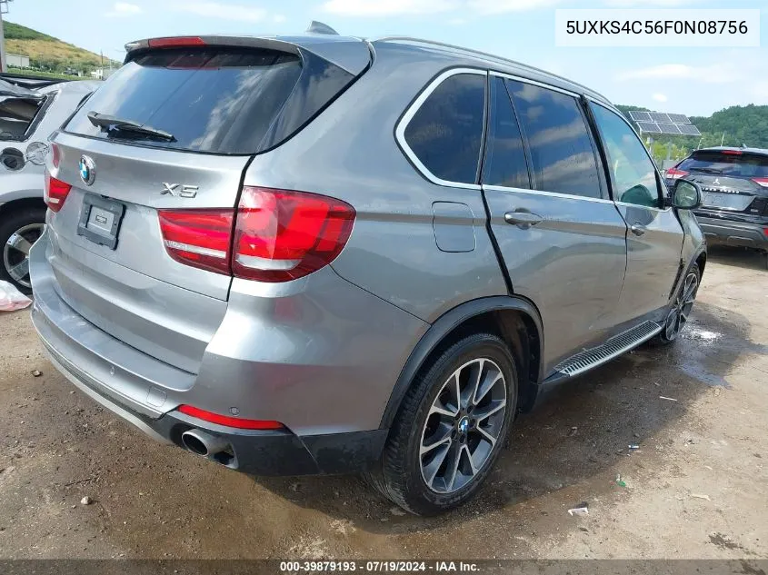 2015 BMW X5 xDrive35D VIN: 5UXKS4C56F0N08756 Lot: 39879193