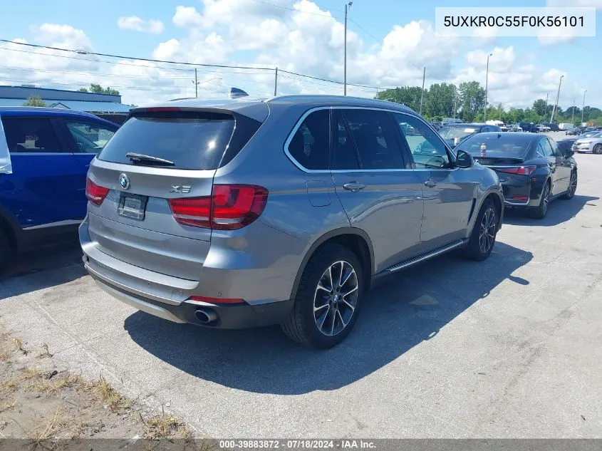 2015 BMW X5 xDrive35I VIN: 5UXKR0C55F0K56101 Lot: 39883872