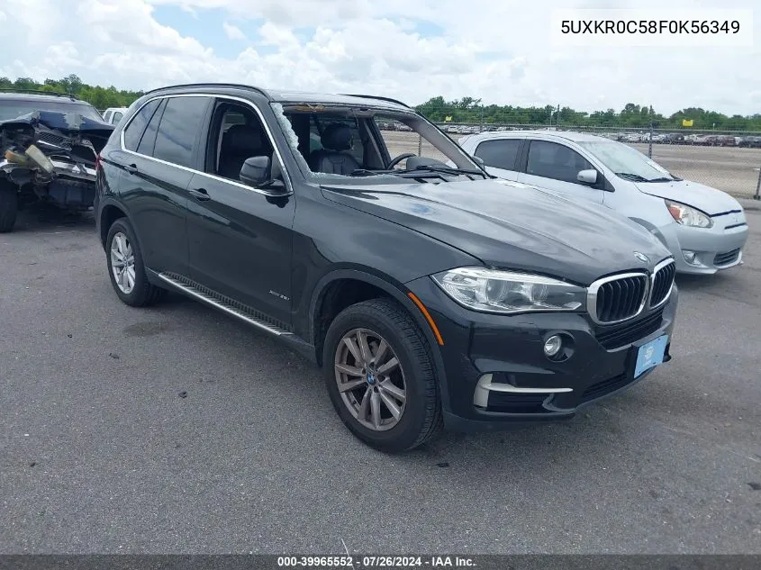 2015 BMW X5 xDrive35I VIN: 5UXKR0C58F0K56349 Lot: 39965552