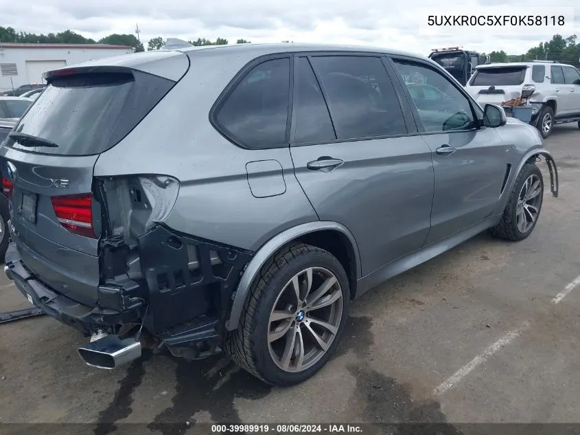 5UXKR0C5XF0K58118 2015 BMW X5 xDrive35I