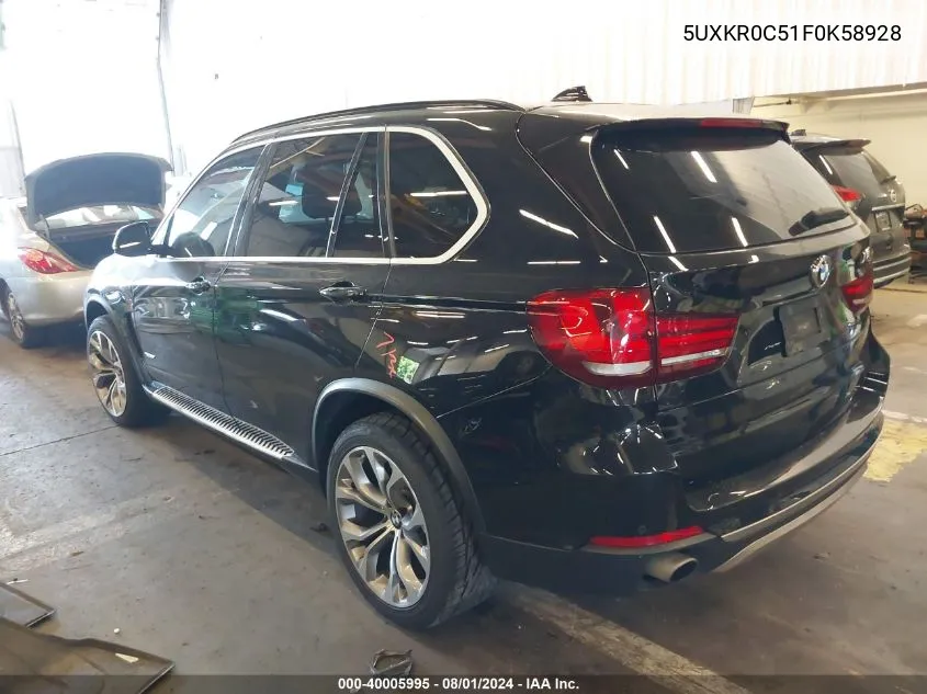 5UXKR0C51F0K58928 2015 BMW X5 xDrive35I