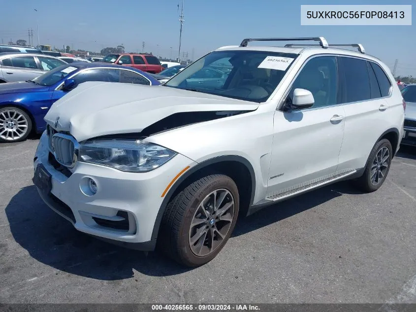 2015 BMW X5 xDrive35I VIN: 5UXKR0C56F0P08413 Lot: 40256565