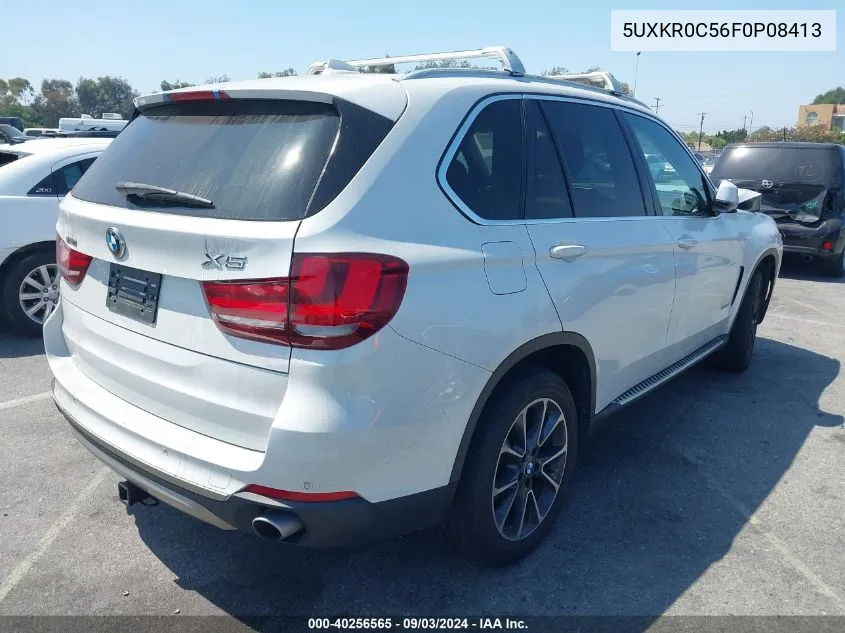 2015 BMW X5 xDrive35I VIN: 5UXKR0C56F0P08413 Lot: 40256565