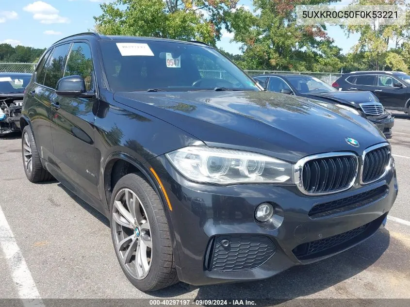 2015 BMW X5 xDrive35I VIN: 5UXKR0C50F0K53221 Lot: 40297197