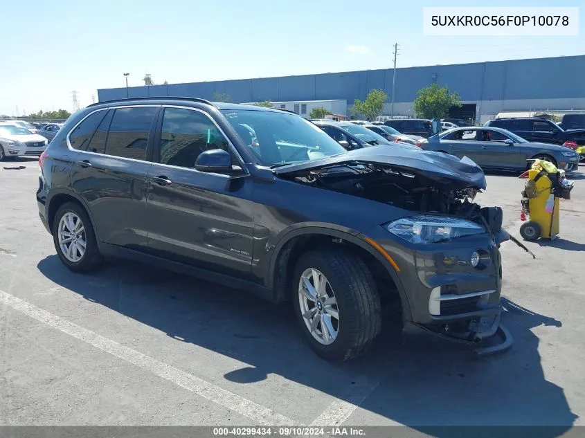 5UXKR0C56F0P10078 2015 BMW X5 xDrive35I