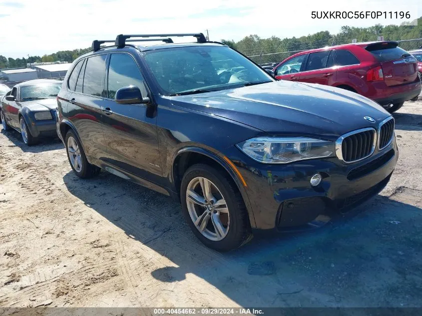 2015 BMW X5 xDrive35I VIN: 5UXKR0C56F0P11196 Lot: 40454662