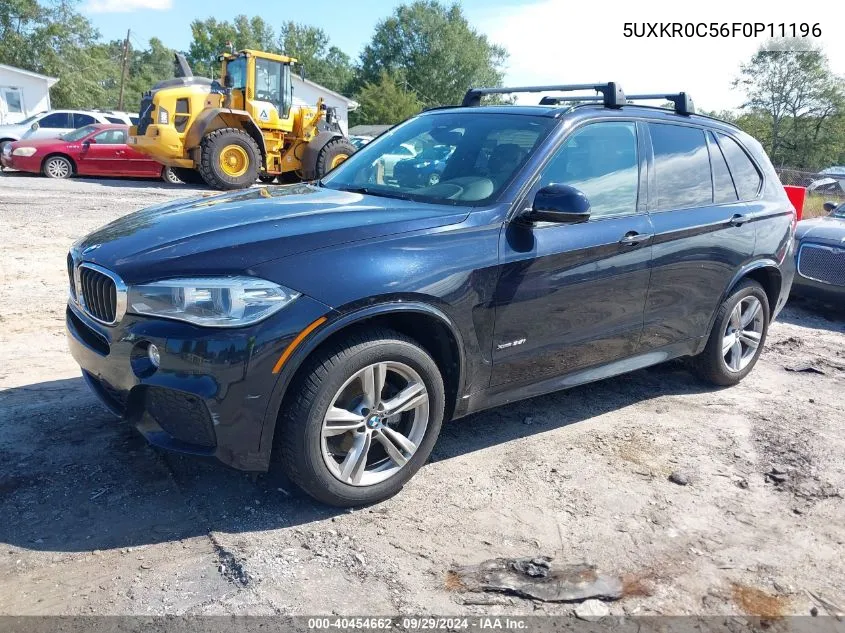 2015 BMW X5 xDrive35I VIN: 5UXKR0C56F0P11196 Lot: 40454662