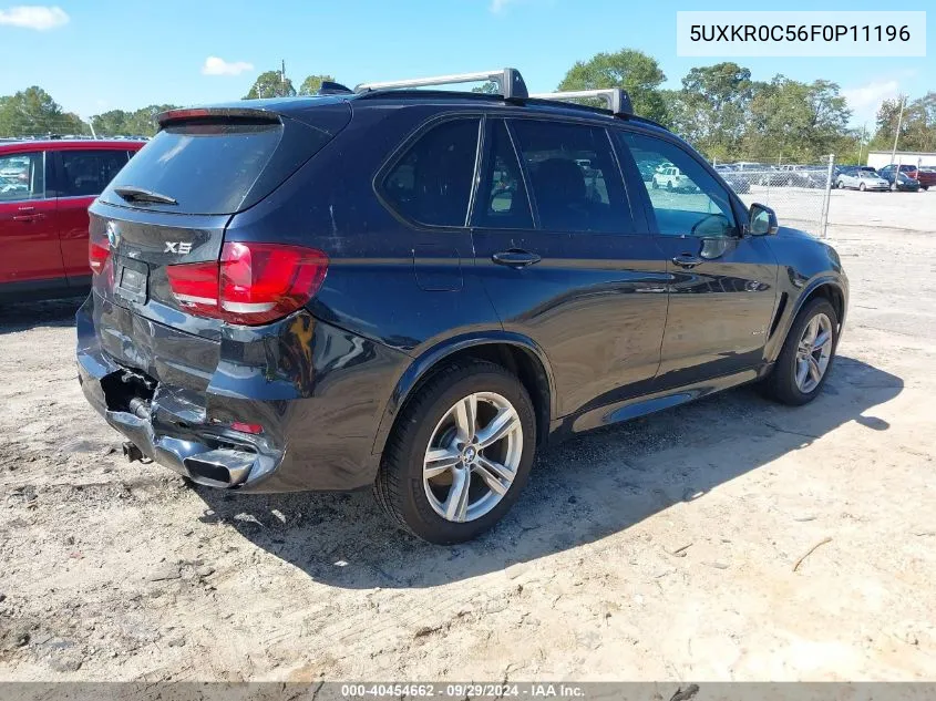 2015 BMW X5 xDrive35I VIN: 5UXKR0C56F0P11196 Lot: 40454662