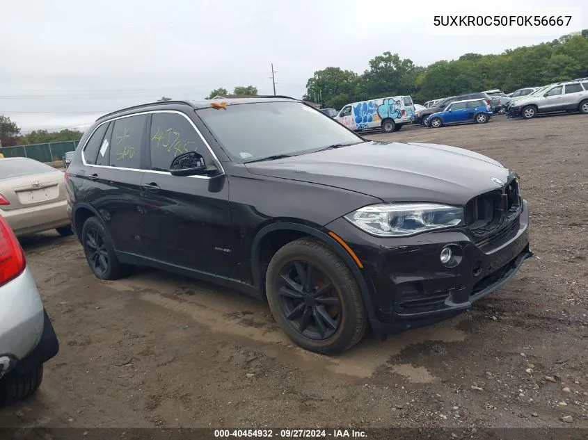 2015 BMW X5 xDrive35I VIN: 5UXKR0C50F0K56667 Lot: 40454932