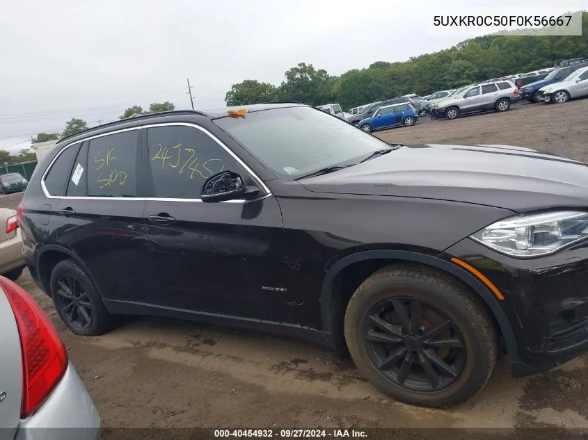 2015 BMW X5 xDrive35I VIN: 5UXKR0C50F0K56667 Lot: 40454932