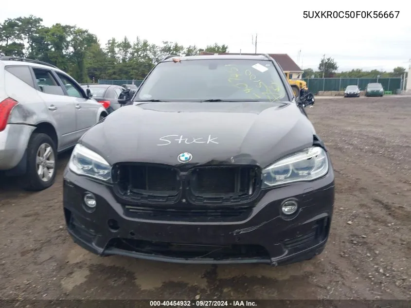 2015 BMW X5 xDrive35I VIN: 5UXKR0C50F0K56667 Lot: 40454932