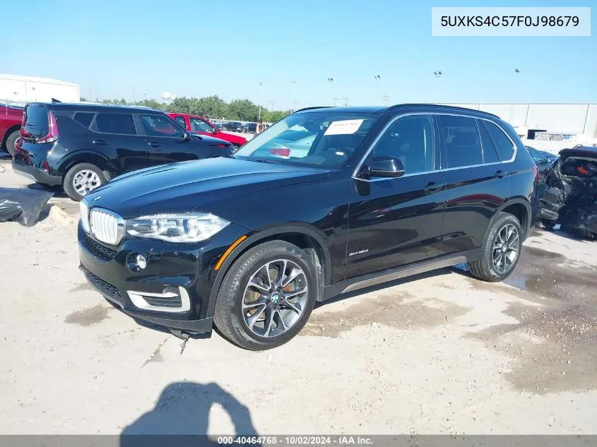 2015 BMW X5 xDrive35D VIN: 5UXKS4C57F0J98679 Lot: 40464768