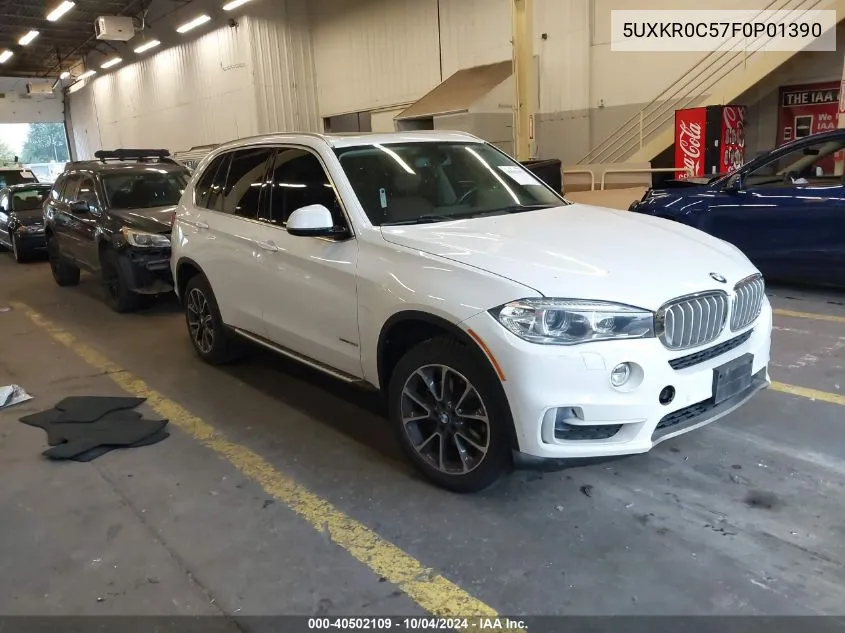 2015 BMW X5 xDrive35I VIN: 5UXKR0C57F0P01390 Lot: 40502109