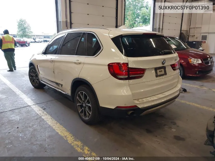 2015 BMW X5 xDrive35I VIN: 5UXKR0C57F0P01390 Lot: 40502109