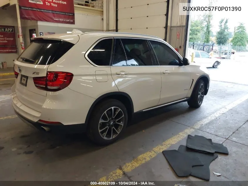 2015 BMW X5 xDrive35I VIN: 5UXKR0C57F0P01390 Lot: 40502109