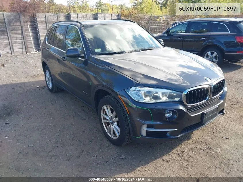 2015 BMW X5 xDrive35I VIN: 5UXKR0C59F0P10897 Lot: 40548509