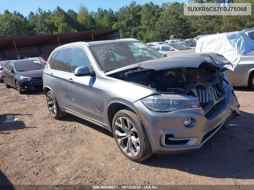 2015 BMW X5 xDrive50I VIN: 5UXKR6C57F0J75068 Lot: 40549671