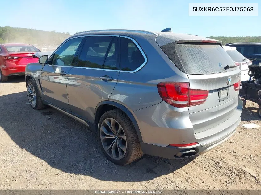 2015 BMW X5 xDrive50I VIN: 5UXKR6C57F0J75068 Lot: 40549671