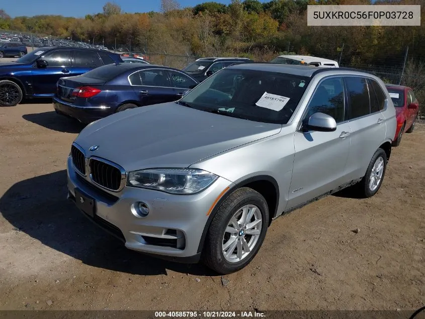 5UXKR0C56F0P03728 2015 BMW X5 xDrive35I