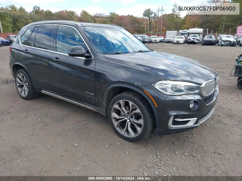 2015 BMW X5 xDrive35I VIN: 5UXKR0C57F0P06900 Lot: 40592995