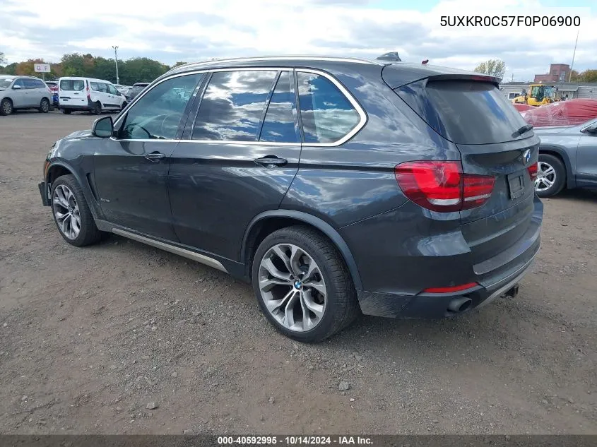 2015 BMW X5 xDrive35I VIN: 5UXKR0C57F0P06900 Lot: 40592995