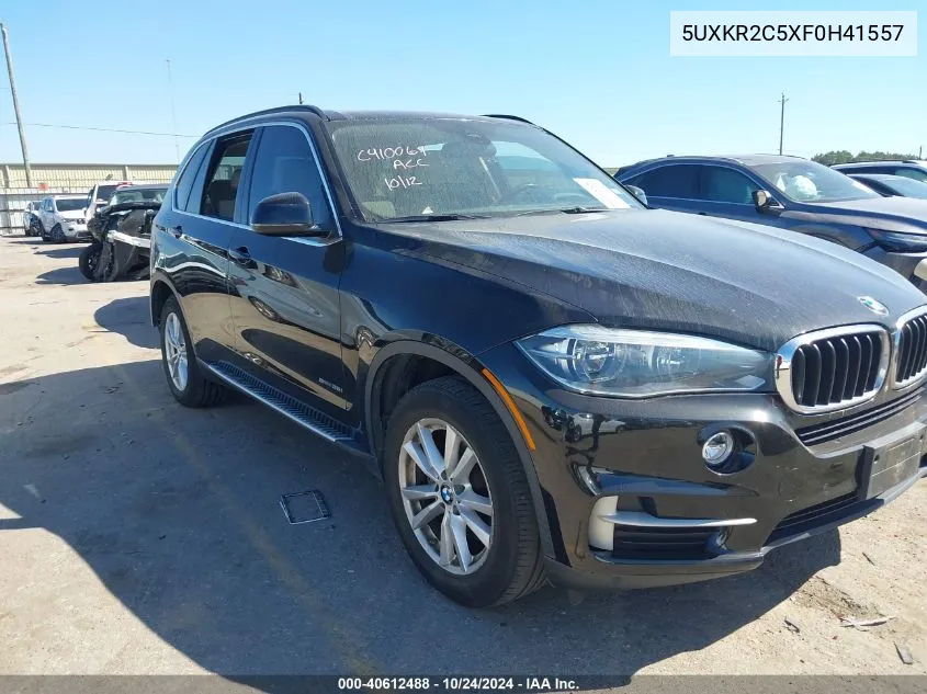 2015 BMW X5 Sdrive35I VIN: 5UXKR2C5XF0H41557 Lot: 40612488