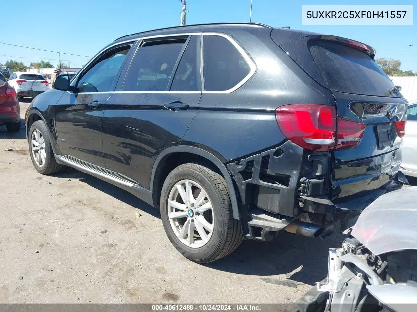 2015 BMW X5 Sdrive35I VIN: 5UXKR2C5XF0H41557 Lot: 40612488