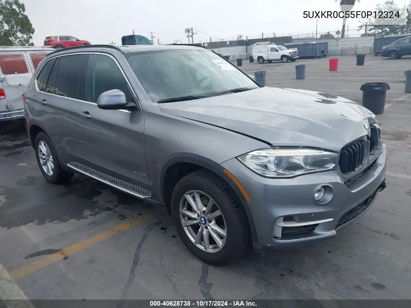 2015 BMW X5 xDrive35I VIN: 5UXKR0C55F0P12324 Lot: 40628738