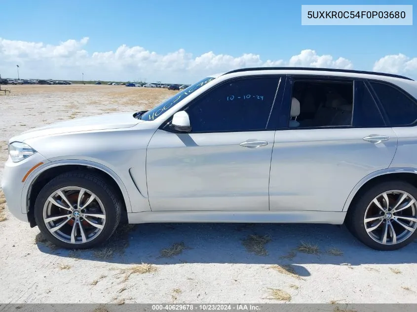 2015 BMW X5 xDrive35I VIN: 5UXKR0C54F0P03680 Lot: 40629678