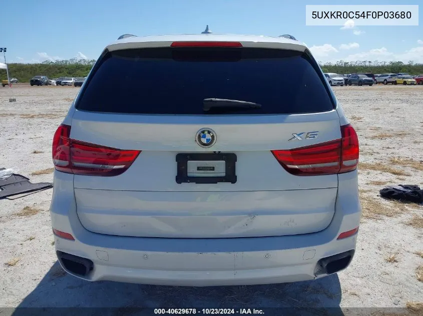 2015 BMW X5 xDrive35I VIN: 5UXKR0C54F0P03680 Lot: 40629678