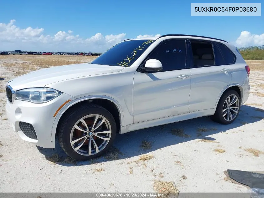 2015 BMW X5 xDrive35I VIN: 5UXKR0C54F0P03680 Lot: 40629678