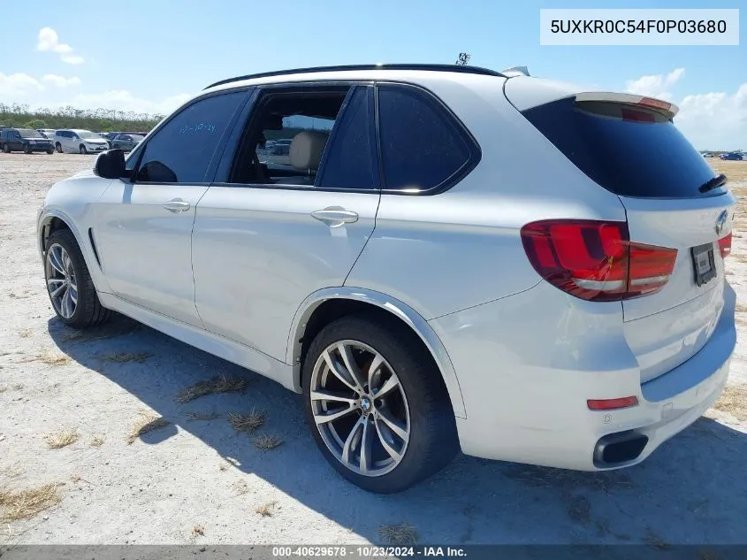 2015 BMW X5 xDrive35I VIN: 5UXKR0C54F0P03680 Lot: 40629678