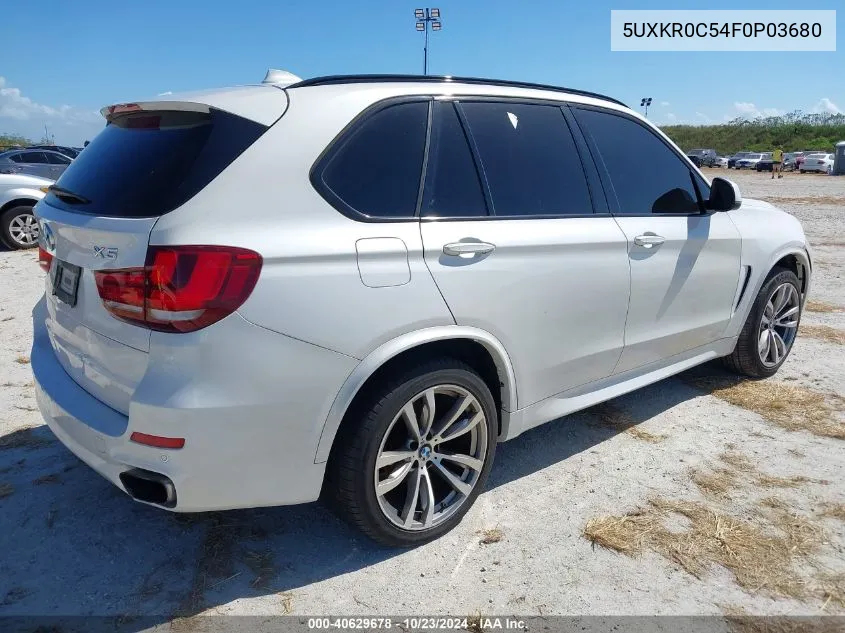 2015 BMW X5 xDrive35I VIN: 5UXKR0C54F0P03680 Lot: 40629678