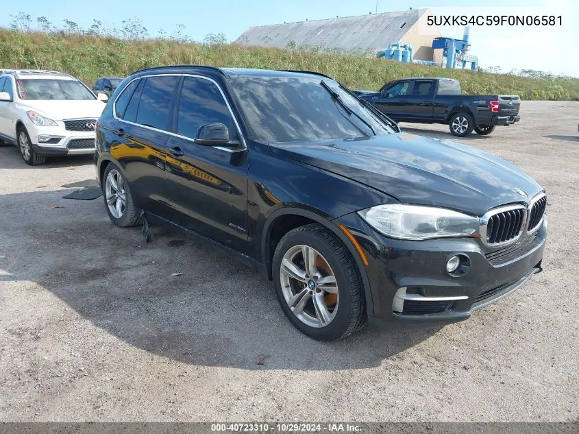 2015 BMW X5 xDrive35D VIN: 5UXKS4C59F0N06581 Lot: 40723310