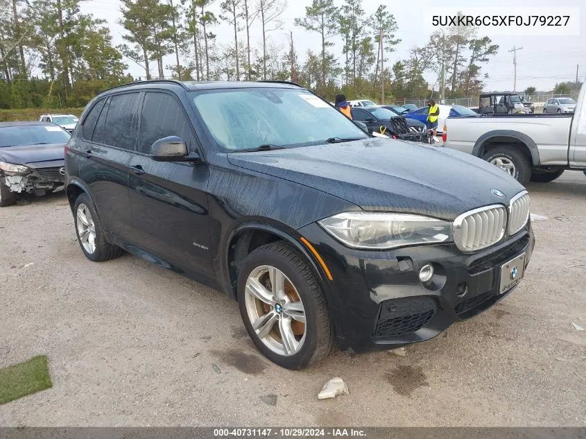 2015 BMW X5 xDrive50I VIN: 5UXKR6C5XF0J79227 Lot: 40731147