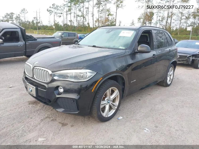 2015 BMW X5 xDrive50I VIN: 5UXKR6C5XF0J79227 Lot: 40731147