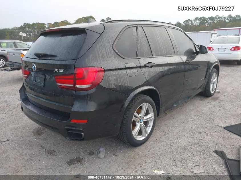 2015 BMW X5 xDrive50I VIN: 5UXKR6C5XF0J79227 Lot: 40731147