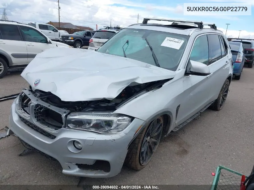 2016 BMW X5 xDrive35I VIN: 5UXKR0C56G0P22779 Lot: 39094602