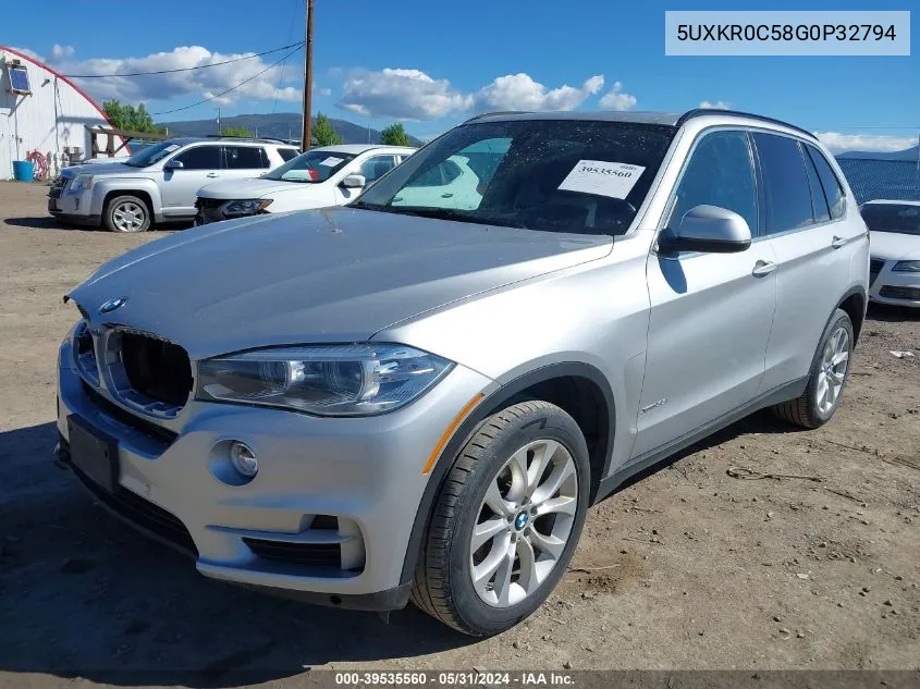 5UXKR0C58G0P32794 2016 BMW X5 xDrive35I