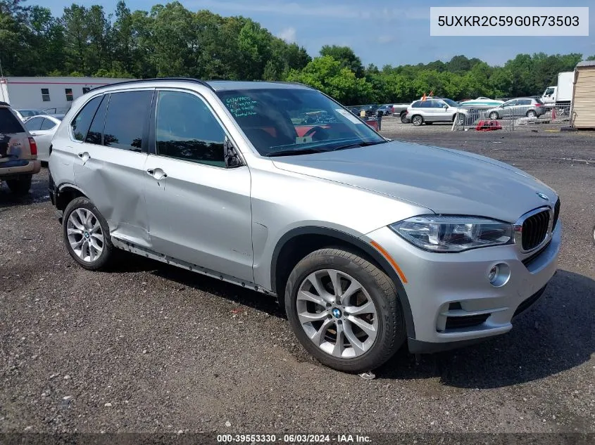 2016 BMW X5 Sdrive35I VIN: 5UXKR2C59G0R73503 Lot: 39553330