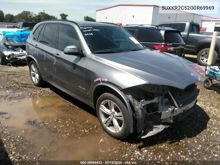 2016 BMW X5 Sdrive35I VIN: 5UXKR2C52G0R69969 Lot: 39894433