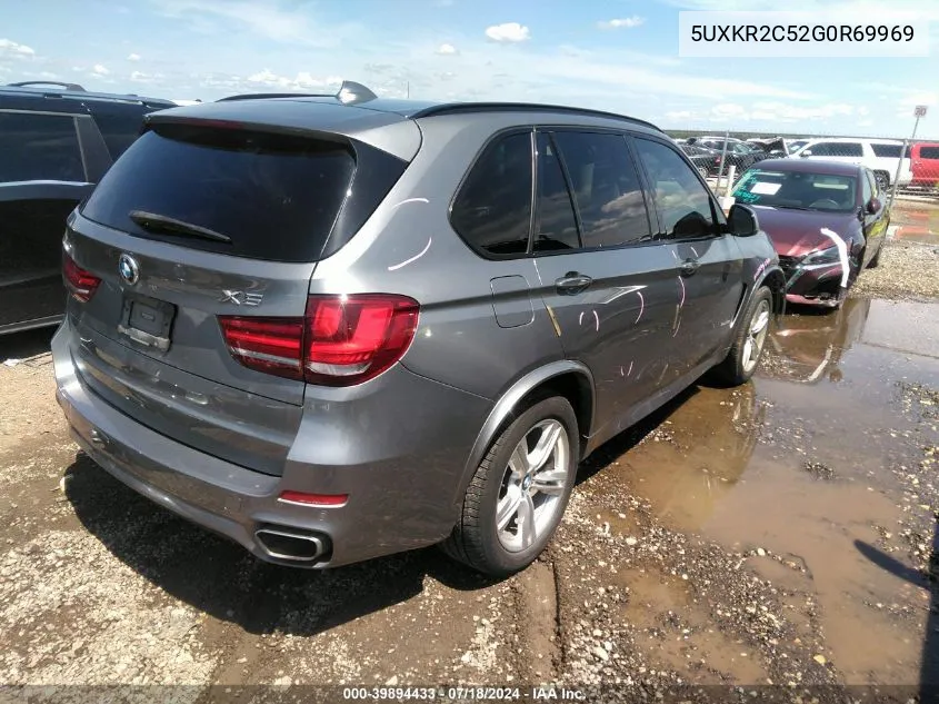 2016 BMW X5 Sdrive35I VIN: 5UXKR2C52G0R69969 Lot: 39894433