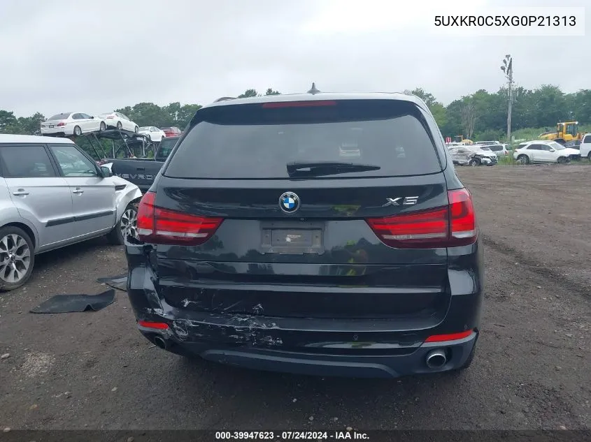 5UXKR0C5XG0P21313 2016 BMW X5 xDrive35I