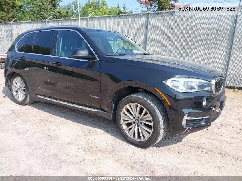 5UXKR0C59G0S91628 2016 BMW X5 xDrive35I