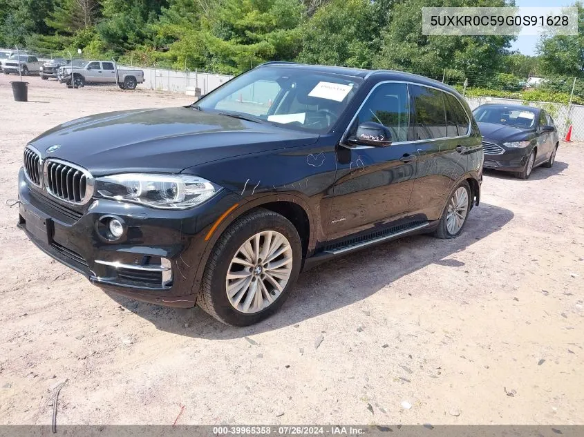 2016 BMW X5 xDrive35I VIN: 5UXKR0C59G0S91628 Lot: 39965358