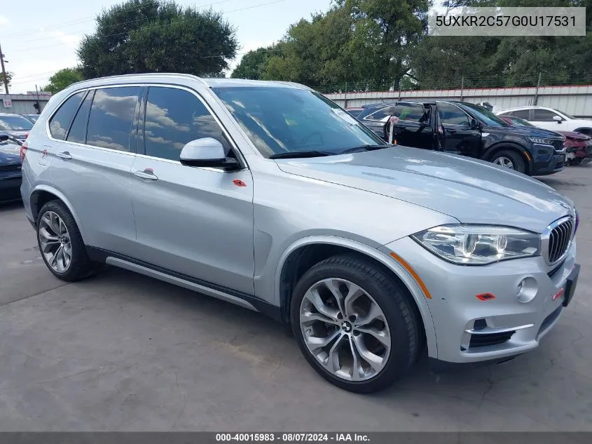 5UXKR2C57G0U17531 2016 BMW X5 Sdrive35I