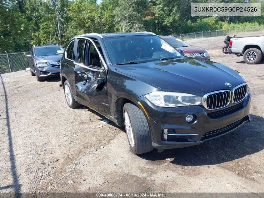 2016 BMW X5 xDrive35I VIN: 5UXKR0C59G0P24526 Lot: 40068774