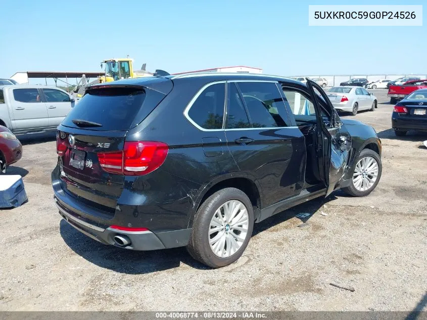 5UXKR0C59G0P24526 2016 BMW X5 xDrive35I